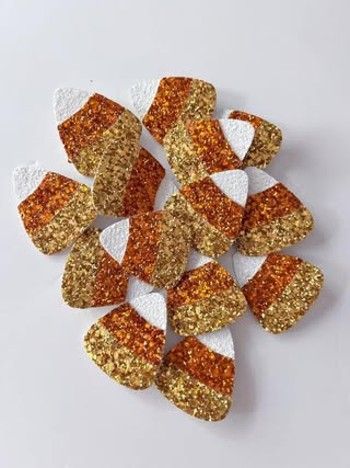 Candy Corn Hair Clip
