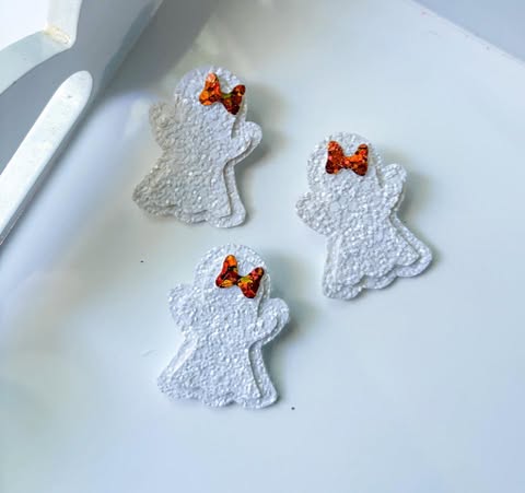 Ghost With Orange Bow