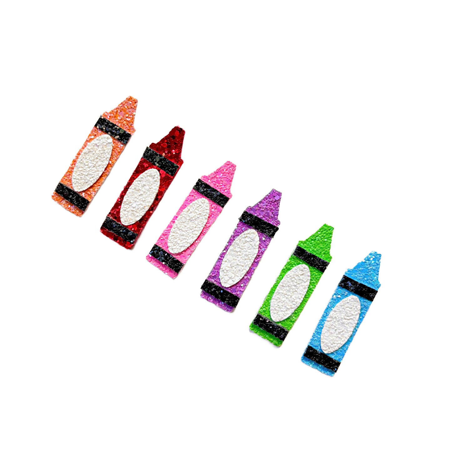 Glitter Crayon Hair Bow