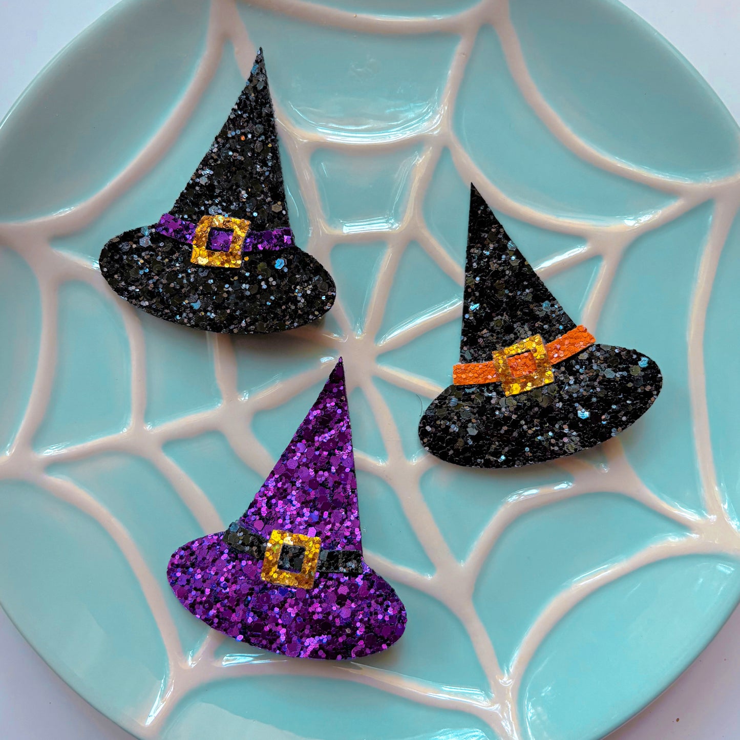 Glitter Witch Hat Bow