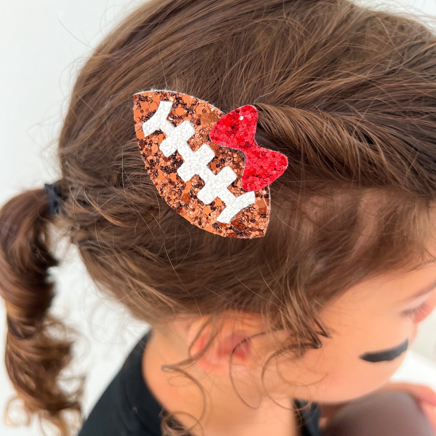 Football Shape Hair Clip