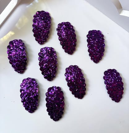 Purple Snap Clip