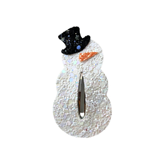 PREORDER Snowman Snap Clip