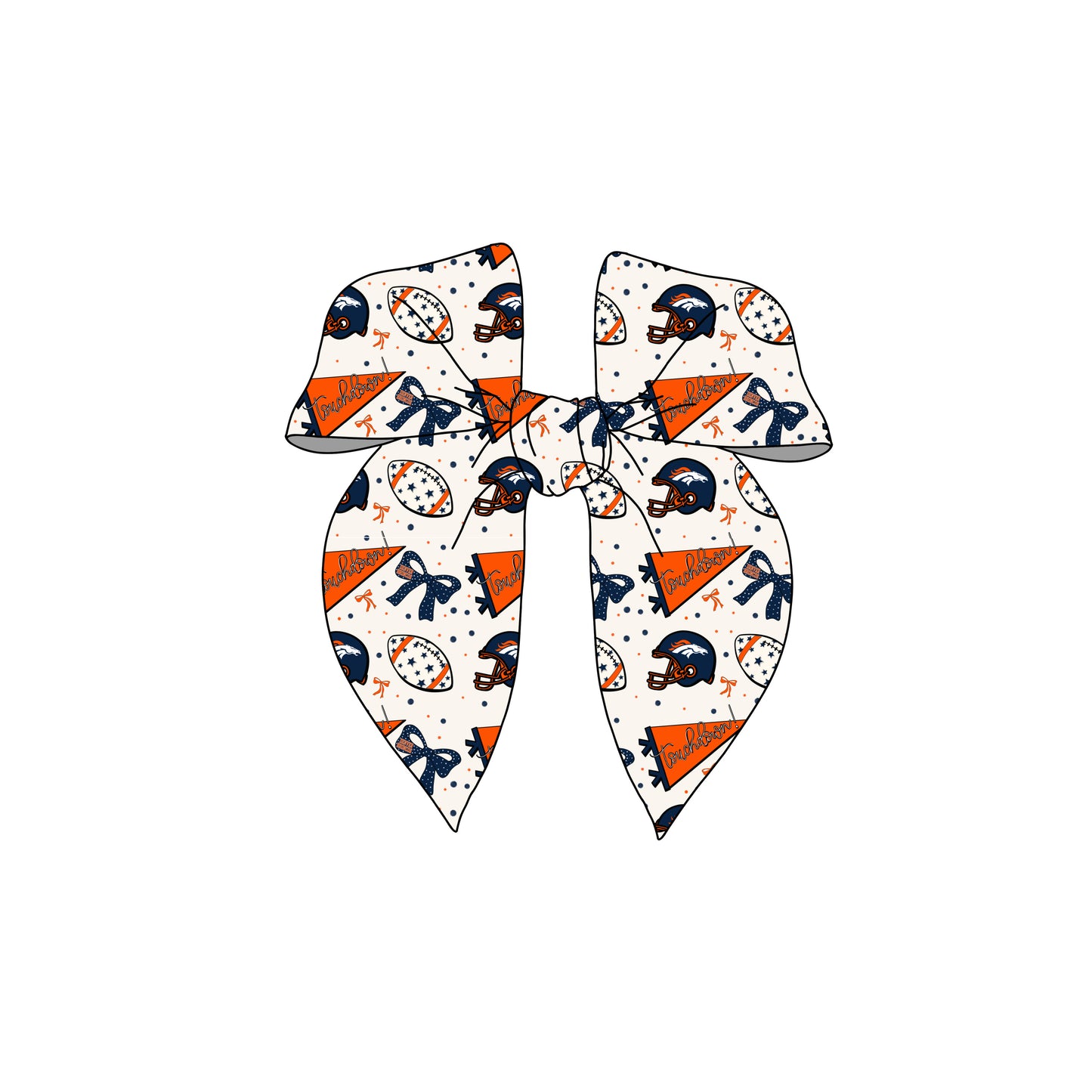 Broncos Bow - 2 Sizes