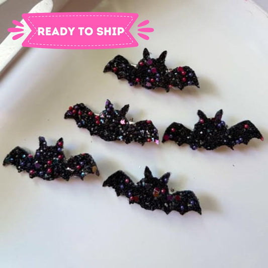 Black Beauty Mini Bat Clips