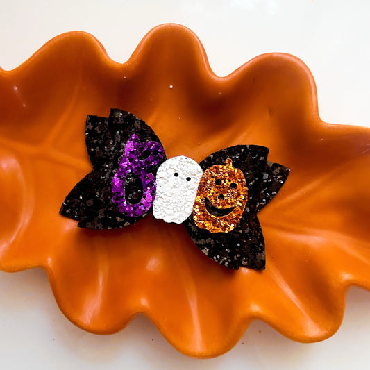 PRE-ORDER Boo Glitter Bow