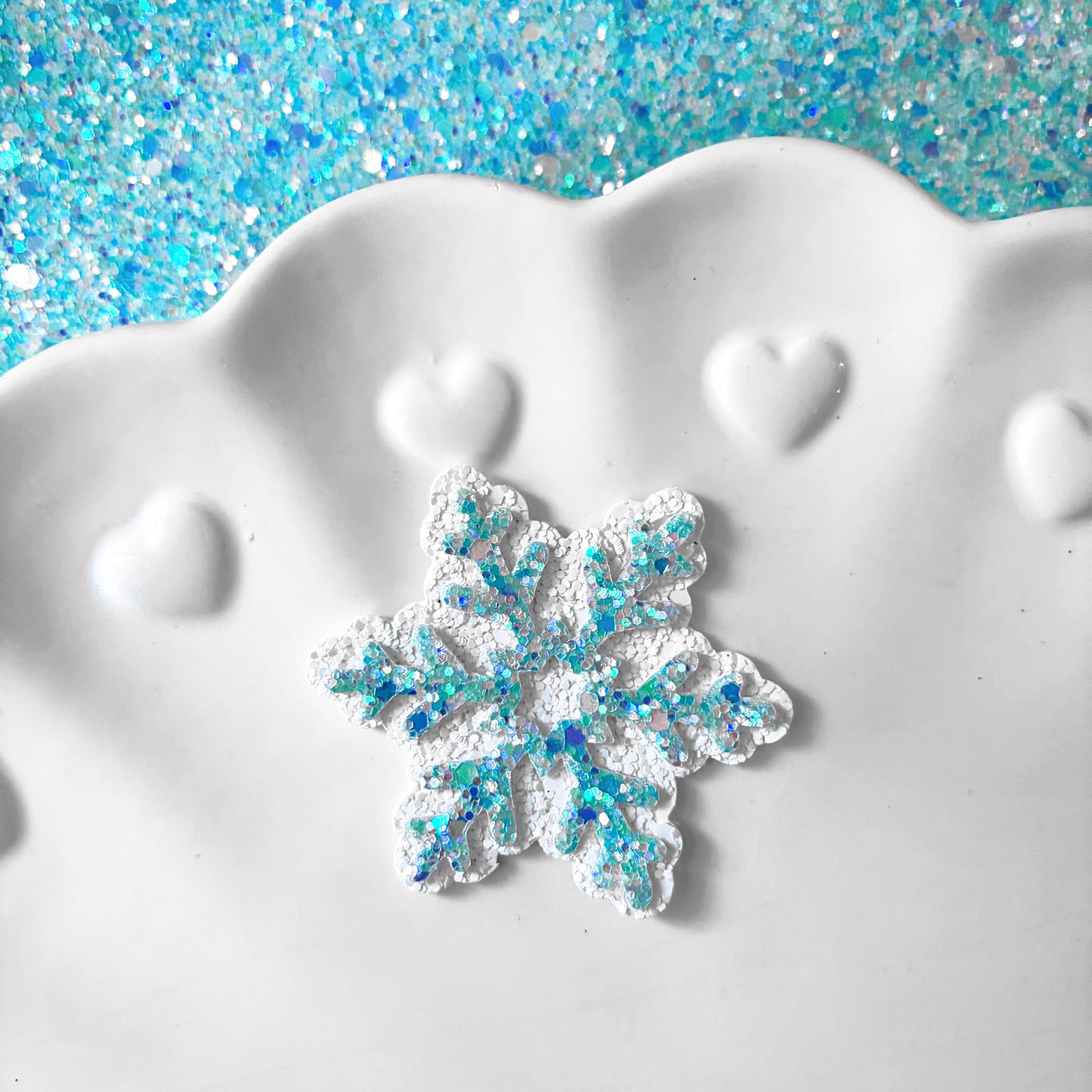 Snowflake Hair Bow