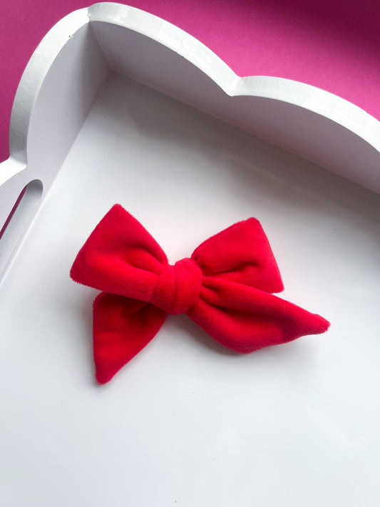 Red Velvet Bow