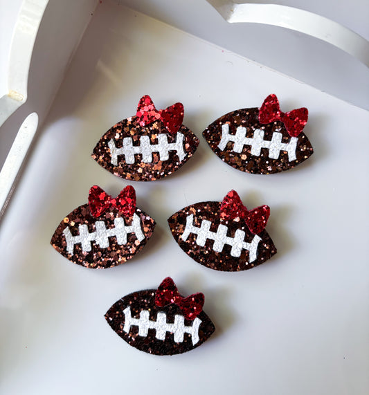 Football With Red Bow