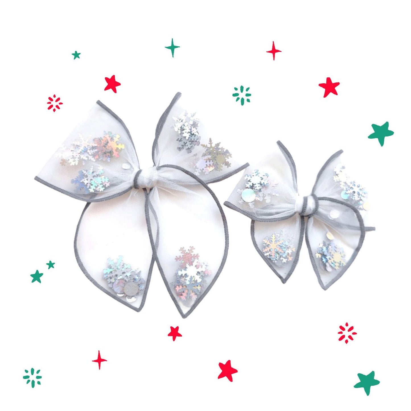 Snowflake Shaker Bow