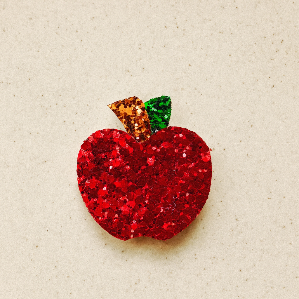 Apple Hair Bow