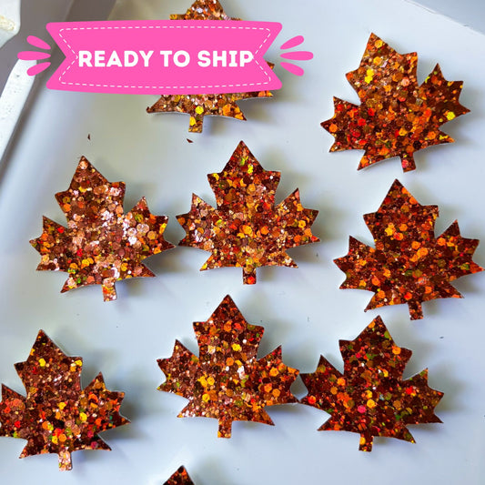 Glitter Single Leaf