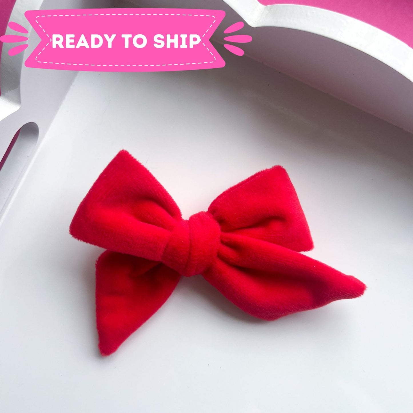Red Velvet Bow