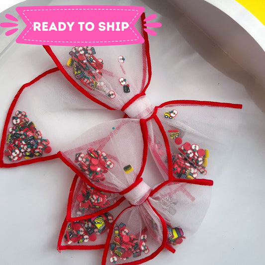 First Day Back To School Shaker Bow